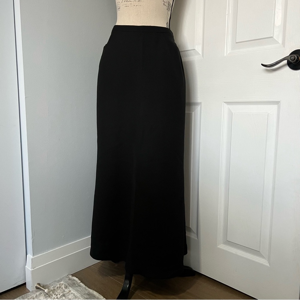Elegant Black Maxi Skirt